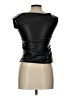 White Fox Black Sleeveless Blouse Size L - photo 2