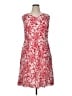 Talbots Floral Red Cocktail Dress Size 16 - photo 1