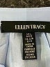 Ellen Tracy 100% Cotton Blue Long Sleeve Blouse Size L - photo 7