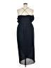 City Chic 100% Polyester Blue Cocktail Dress Size 18 Plus (M) - photo 2