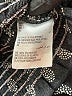 Maison Jules 100% Polyester Black Long Sleeve Blouse Size L - photo 8