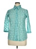 Encore Teal 3/4 Sleeve Blouse Size XL - photo 1