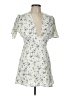 Beginning Boutique 100% Polyester Floral Ivory Cocktail Dress Size L - photo 1