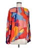 Blank London 100% Viscose Orange Long Sleeve Blouse Size M - photo 1