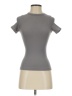 Naked Wardrobe Gray Short Sleeve Turtleneck Size XXS - XS - photo 1