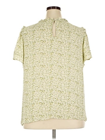 Rose + Olive Short Sleeve Blouse (view 2)