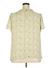 Rose + Olive 100% Polyester Green Short Sleeve Blouse Size 2X - photo 2