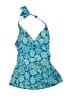 L.L.Bean Paisley Blue One Piece Swimsuit Size 10 - photo 1