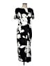 DKNY Print Black Casual Dress Size 12 - photo 1