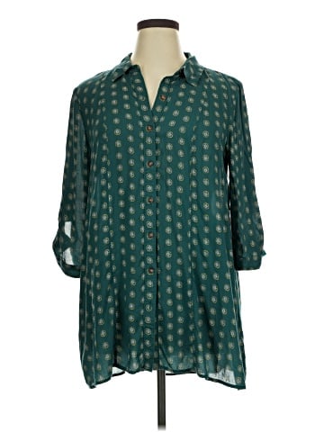 Maeve by Anthropologie 3/4 Sleeve Blouse (view 1)