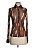 inamorata Animal Print Brown Long Sleeve Blouse Size S (estimated) - photo 1