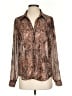 L'Agence Paisley Brown Long Sleeve Blouse Size S - photo 1