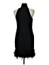 August Silk Black Cocktail Dress Size 6 - photo 2