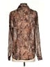 L'Agence Paisley Brown Long Sleeve Blouse Size S - photo 2