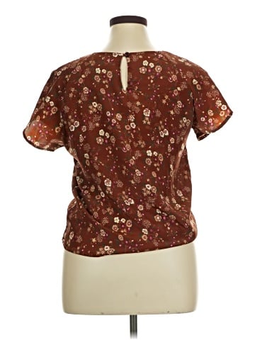 Impressions Short Sleeve Blouse (view 2)