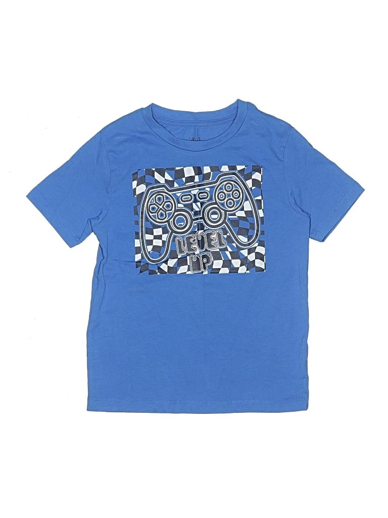 Pre-owned Falls Creek Kids' Short Sleeve T-shirt In Blue