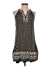 THML 100% Polyester Print Black Casual Dress Size S - photo 1