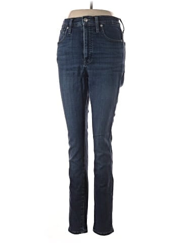 Madewell 10" High-Rise Skinny Jeans in Marengo Wash: Instacozy Edition (view 1)