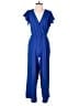MSK Solid Blue Jumpsuit Size S - photo 1