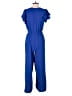 MSK Solid Blue Jumpsuit Size S - photo 2