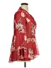 City Chic 100% Polyester Red Casual Dress Size 14 - photo 4