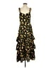 Assorted Brands 100% Polyester Yellow Cocktail Dress Size S (estimated) - photo 1