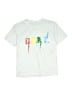 Unbranded Print White Short Sleeve T-Shirt Size 10 - photo 1