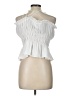 Topshop 100% Polyester White Sleeveless Blouse Size 10 - photo 2