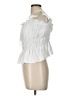 Topshop 100% Polyester White Sleeveless Blouse Size 10 - photo 5