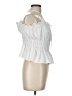 Topshop 100% Polyester White Sleeveless Blouse Size 10 - photo 4