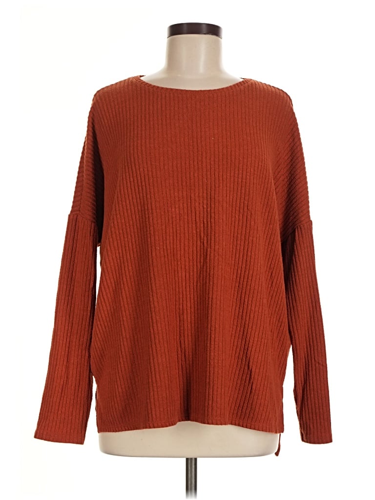 Pre-owned Time And Tru Pullover Sweater In Red