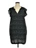 Gap 100% Rayon Polka Dots Black Casual Dress Size XL - photo 1
