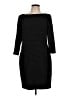 David Meister Solid Black Cocktail Dress Size 12 - photo 1