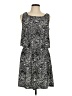 Robert Louis Graphic Black Casual Dress Size L - photo 1