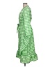 Never Fully Dressed Checkered-gingham Green Casual Dress Size 10 Petite - photo 5