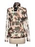 DKNY Camo Green Long Sleeve Blouse Size M - photo 2