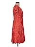 Perceptions Polka Dots Red Casual Dress Size M - photo 4
