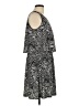 Robert Louis Graphic Black Casual Dress Size L - photo 4