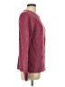 Sahalie Tweed Burgundy Pullover Sweater Size 10 - photo 4