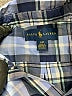 Ralph Lauren 100% Cotton Plaid Blue Long Sleeve Button-Down Shirt Size 2 - 2T - photo 3