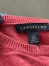 Lands' End 100% Baumwolle Pink Cardigan Size XL - photo 7