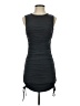 Alice + Olivia 100% Polyester Solid Black Gray Cocktail Dress Size 2 - photo 1