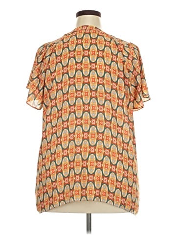 Rose + Olive Short Sleeve Blouse (view 2)