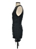 Alice + Olivia 100% Polyester Solid Black Gray Cocktail Dress Size 2 - photo 5