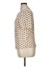 Les Serein Polka Dots Tan Short Sleeve Top Size XL - photo 5