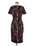 metaphor Graphic Brown Cocktail Dress Size M - photo 2
