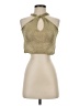 Superdown Gold Sleeveless Blouse Size XS - photo 1