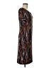 metaphor Graphic Brown Cocktail Dress Size M - photo 4
