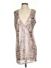 Ramy Brook Graphic Brown Cocktail Dress Size 4 - photo 1