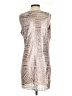Ramy Brook Graphic Brown Cocktail Dress Size 4 - photo 2